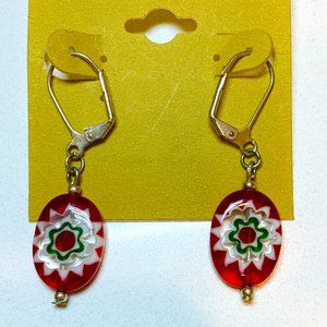 New Earrings Candy Shaped Plastic Pierced Dangle